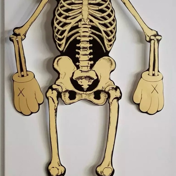 Kaws companion skeleton wall hanging-New - Picture 2 of 4